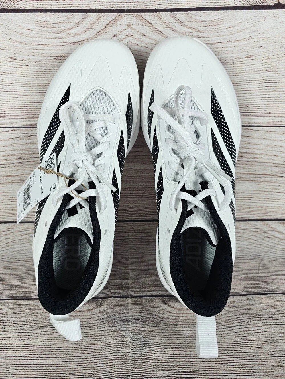 Adidas Adizero Instinct Softball Cleats Women's JH6785 White Black Size 6.5